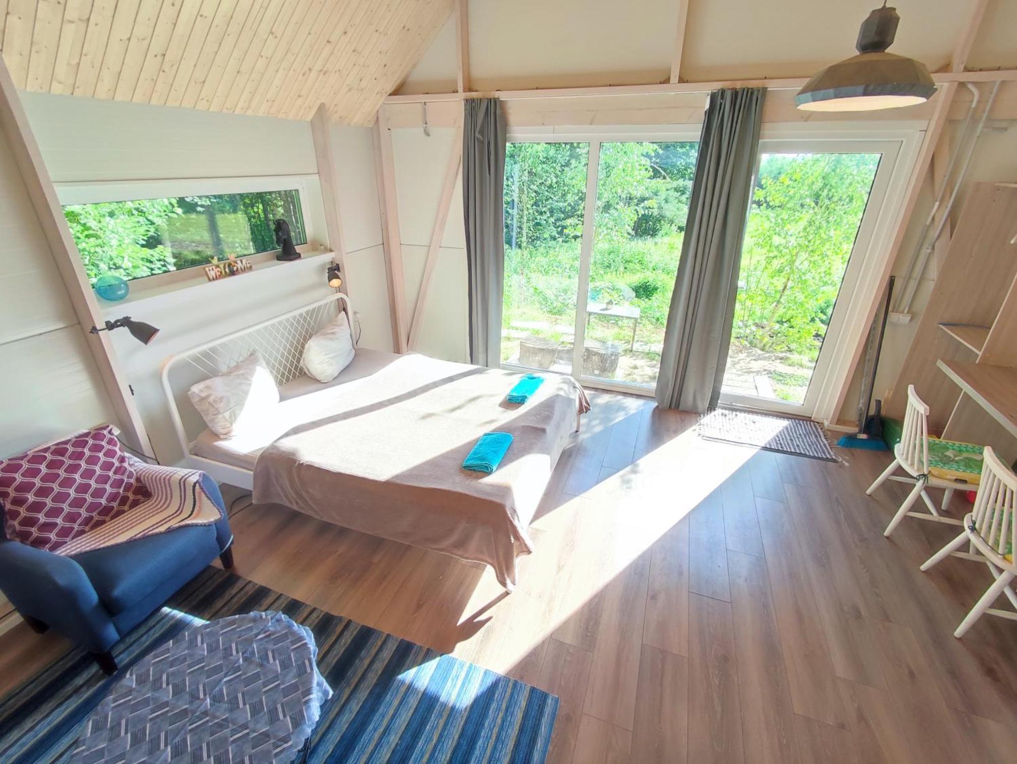 Modern Sauna Cabin In Horse Ranch Liyeplauke Экстерьер фото