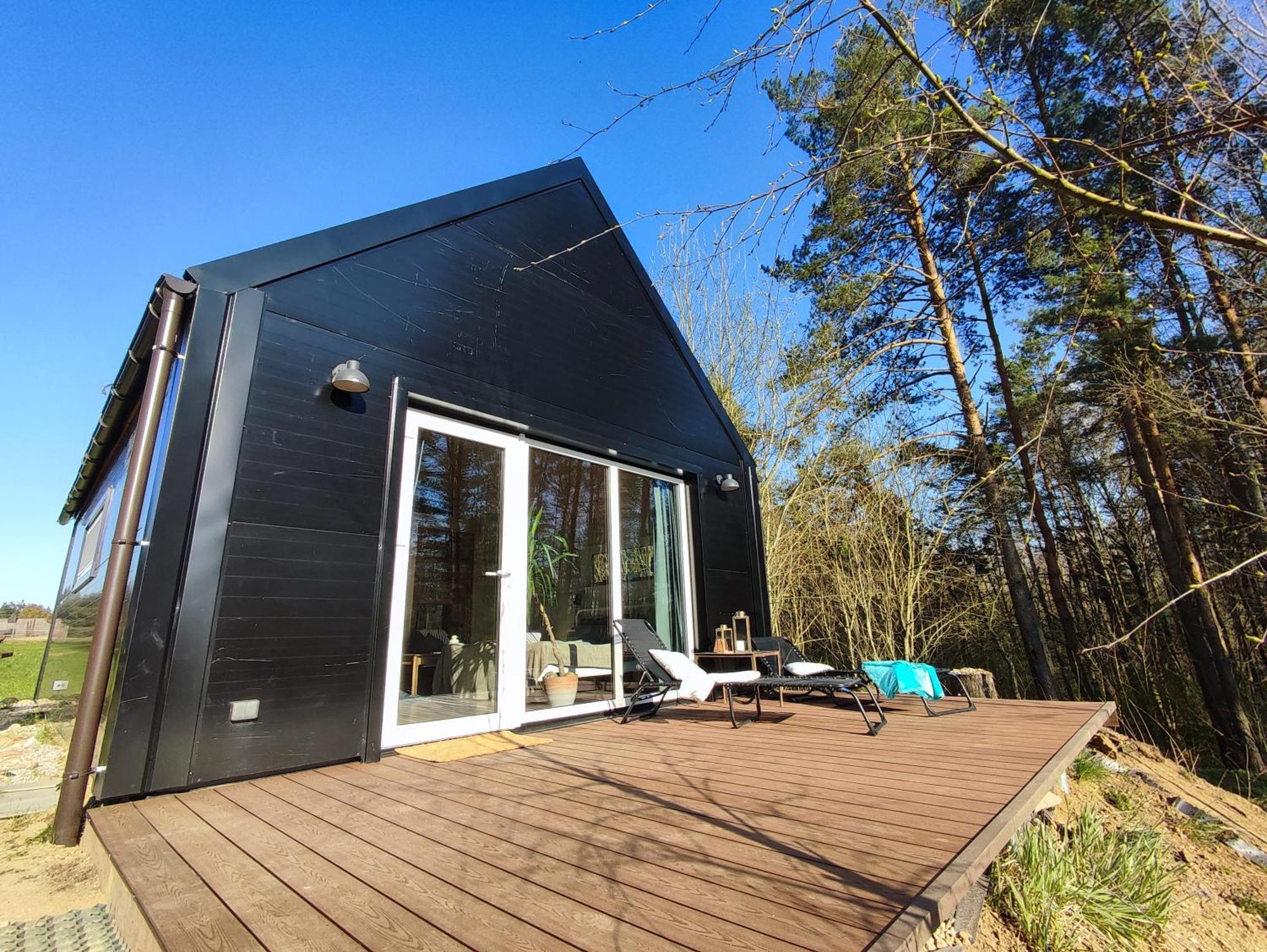 Modern Sauna Cabin In Horse Ranch Liyeplauke Экстерьер фото